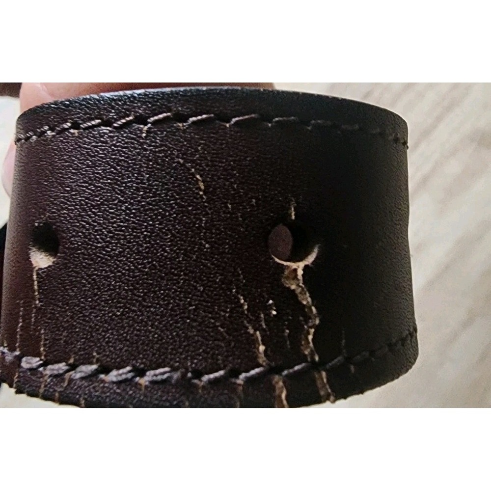 VINEYARD VINES BELT SIZE 30 NEW CANAAN FOOTBALL MENS LEATHER CANVAS HIGH SCHOOL - Picture 12 of 13
